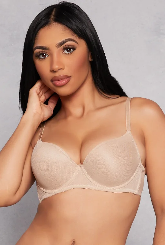 Discount Days Mesh Lined Plunge Bra
