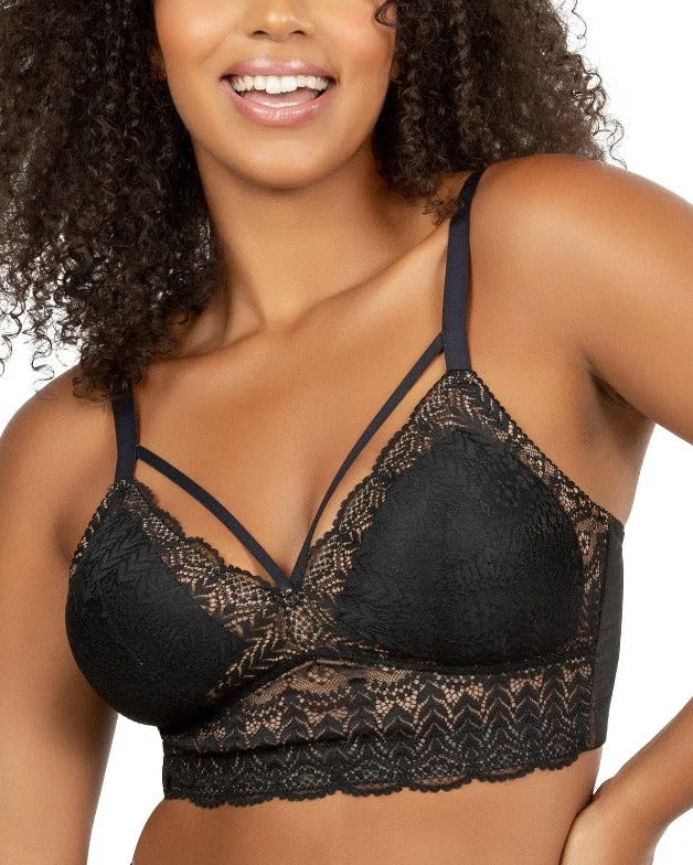 Overstock Parfait Mia Lace Bralette - P5951 - Black