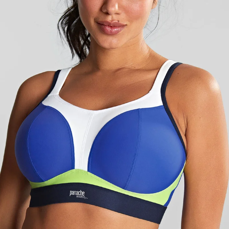 Unmissable Offer Non Wired Sports Bra 7341B - Blue