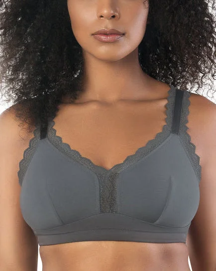 Weekend Offers That Amaze Parfait Dalis Wire Free Bra (More colors available) - P5641 - Charcoal Weekend Offers That Amaze Parfait Dalis Wire Free Bra (More colors available) - P5641 - Charcoal