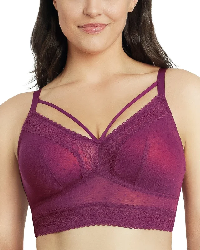 Major Savings Parfait Mia Dot Wire Free Bralette - P6011
