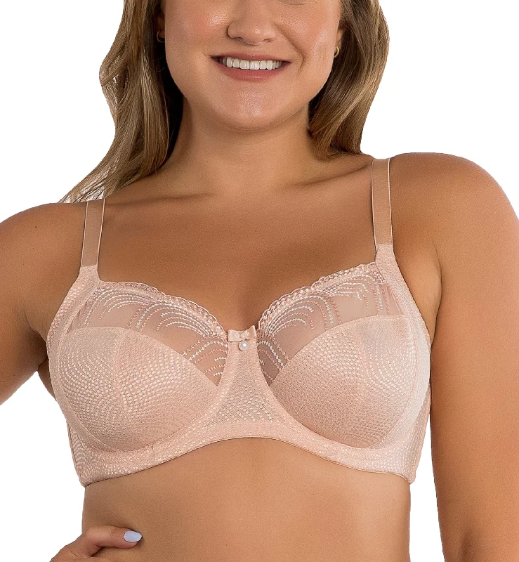 Anniversary Sale Parfait Pearl Unlined Side Support Underwire Bra (P60923) - Cameo Rose