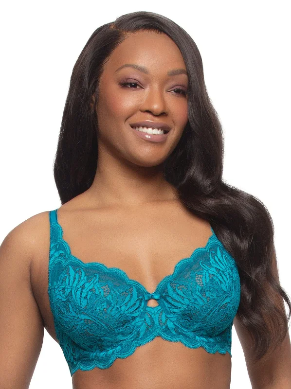 Unwind with Weekend Discounts Peridot Unlined Lace Bra