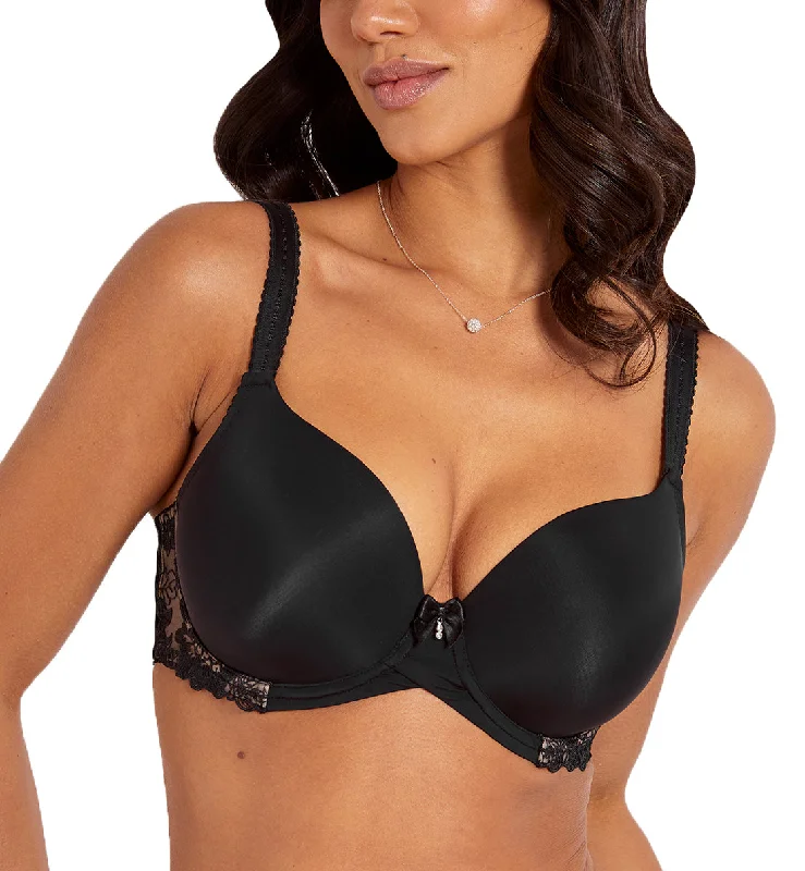 Daily Special Pour Moi Sofia Padded T-Shirt Underwire Bra (3835) - Black