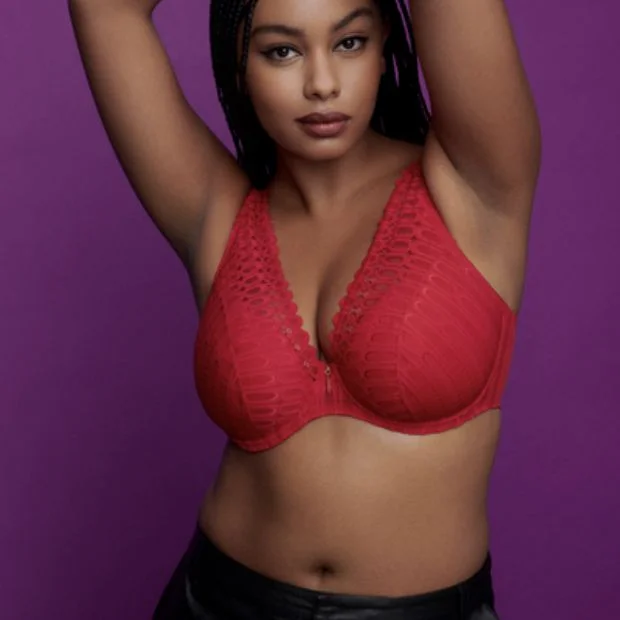 Blowout Deals Prima Donna Los Ayala Half Padded Bra 0142434 in Sangria