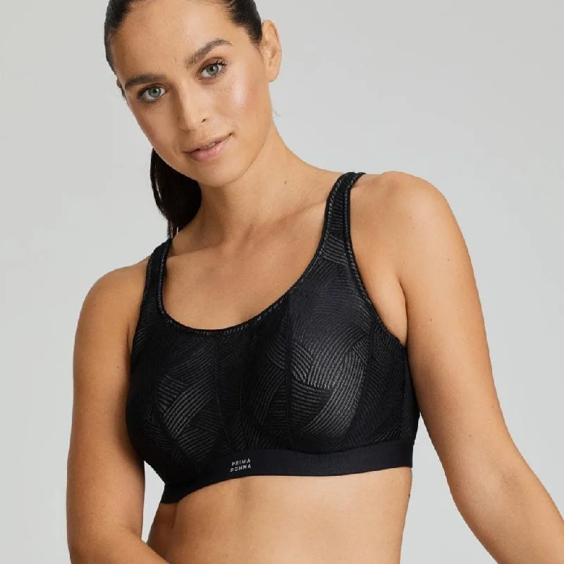 Mega Sale Prima Donna Sport The Game UW Non-Padded Sports Bra in Black 6000510