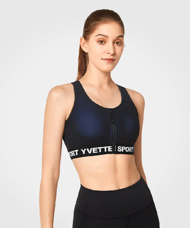 Markdowns Radiant Mesh Desigh Zip-Front Running Bra | Women's High Support Sports Bra Markdowns Radiant Mesh Desigh Zip-Front Running Bra | Women's High Support Sports Bra