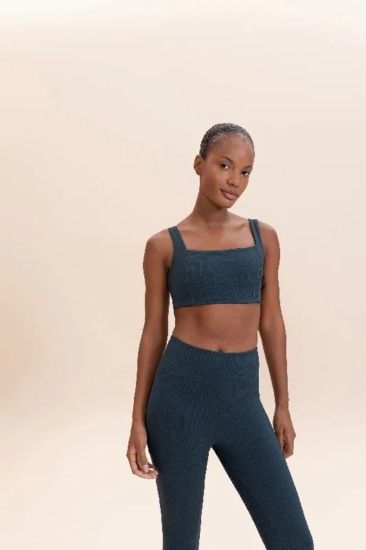 Deal Alert Rib Gloss Sports Bra