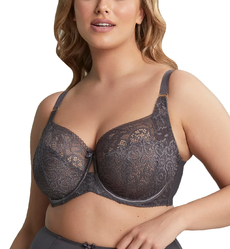 Hurry In Sculptresse by Panache Estel Full Cup Underwire Bra (9685) - Kitten Grey