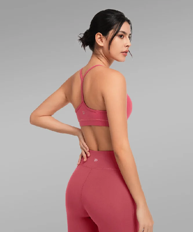 Buy Now Anywhere Scoop Neckline Strappy Padded Yoga Bra | Women's Light Support Sports Bra Buy Now Anywhere Scoop Neckline Strappy Padded Yoga Bra | Women's Light Support Sports Bra