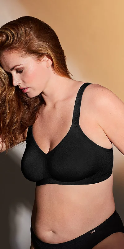 Amazing Deals Smooth Shape Unlined - Black
