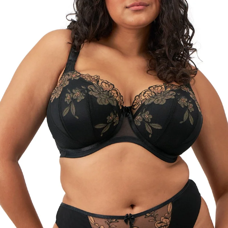 The Best Prices Teagan Padded Half Cup Bra EL302615 - Black/Almond