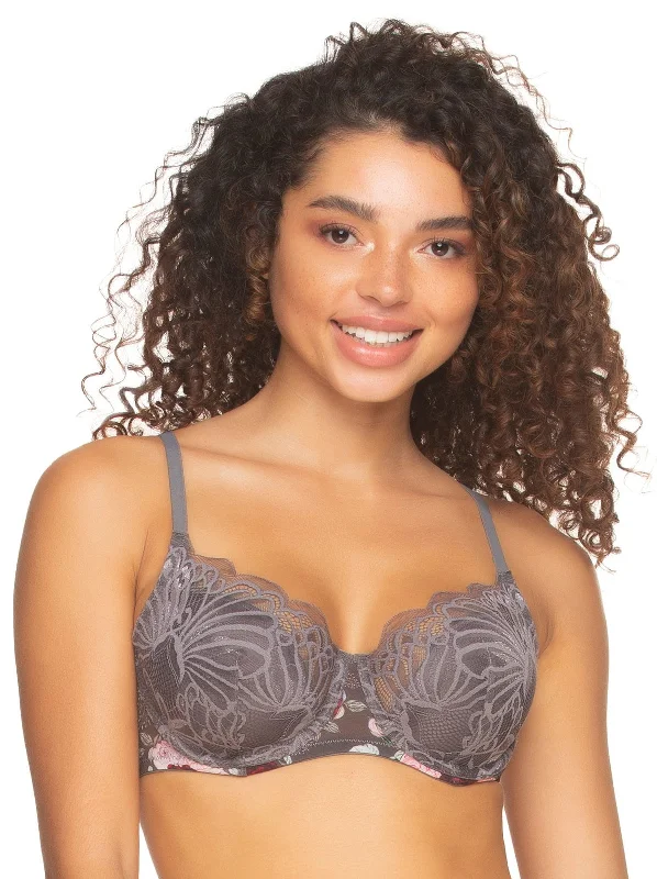 Weekend Deals That Wow Tempting Plush All Over Lace Underwire Bra