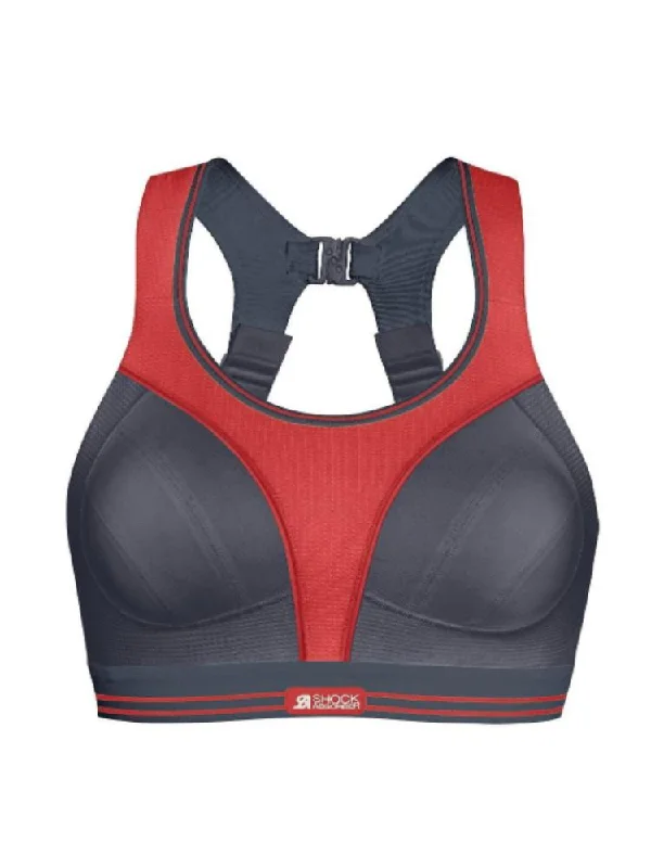 Special Savings Special Savings Ultimate Run Sports Bra - Slate Grey/Grenadine