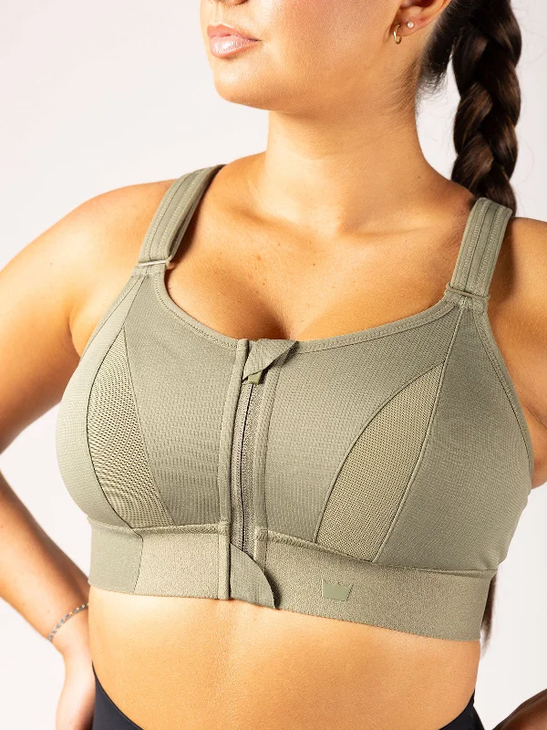 Extra Discount Ultimate Sports Bra® - Deep Lichen Green