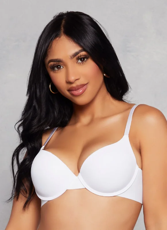 Flash Sale Basic Solid Plunge Bra