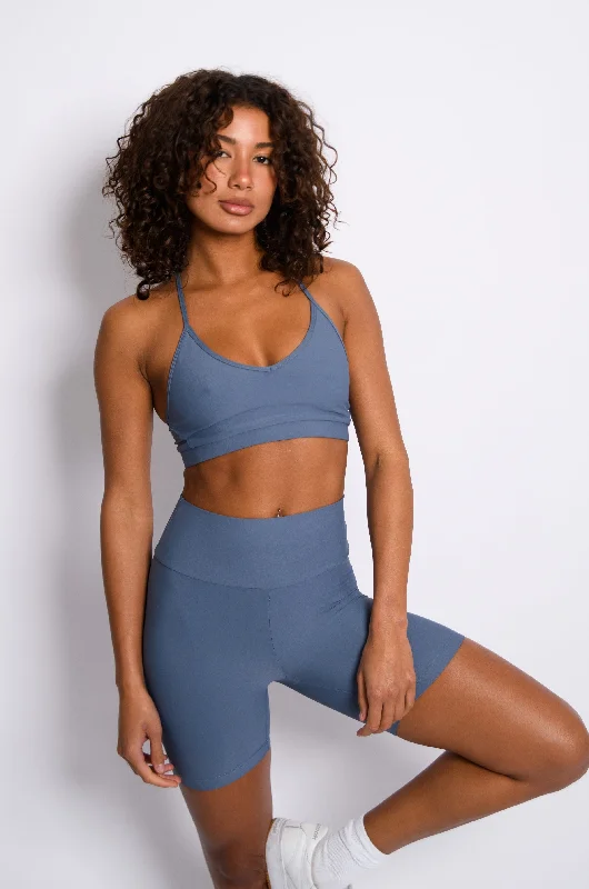 Holiday Sale Zero Sports Bra - Denim